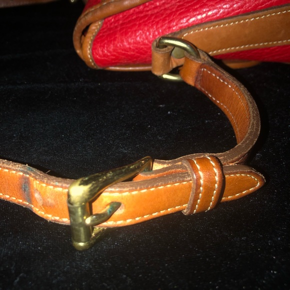 Vintage Dooney & Bourke All-Weather Leather Equestrian Crossbody Bag - Picture 8 of 14